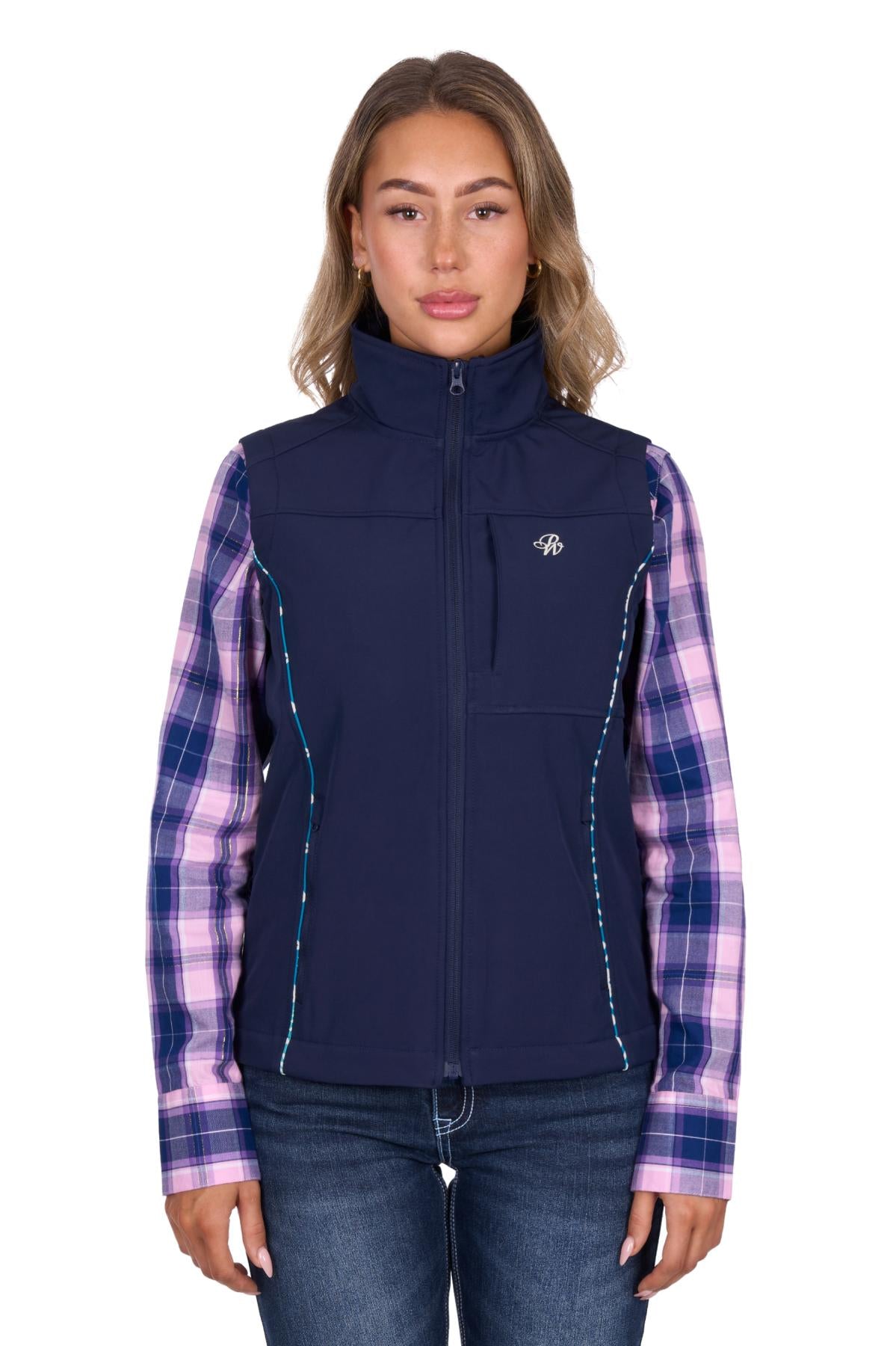 Pure Western Womens Corine Softshell Vest