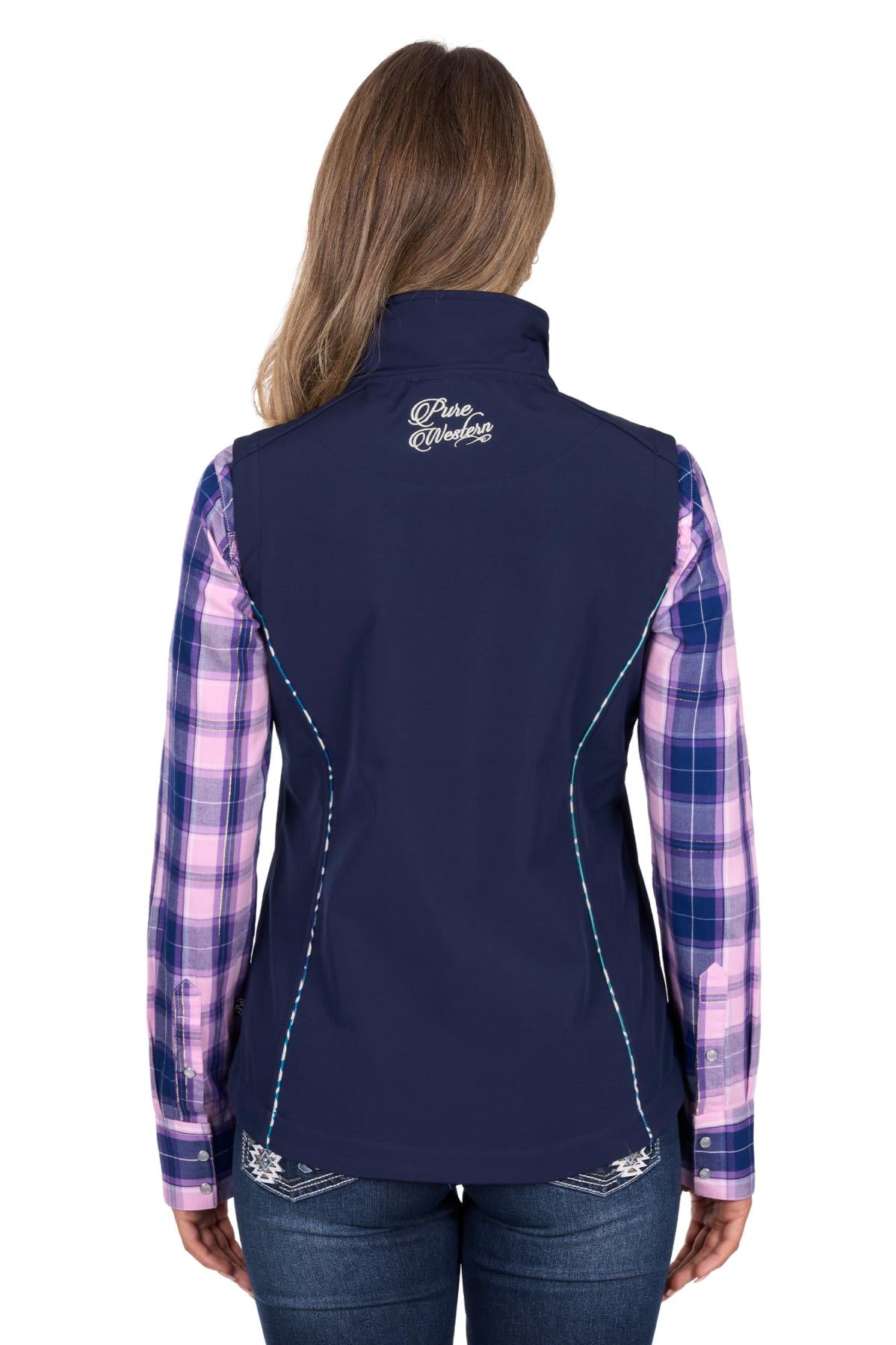 Pure Western Womens Corine Softshell Vest