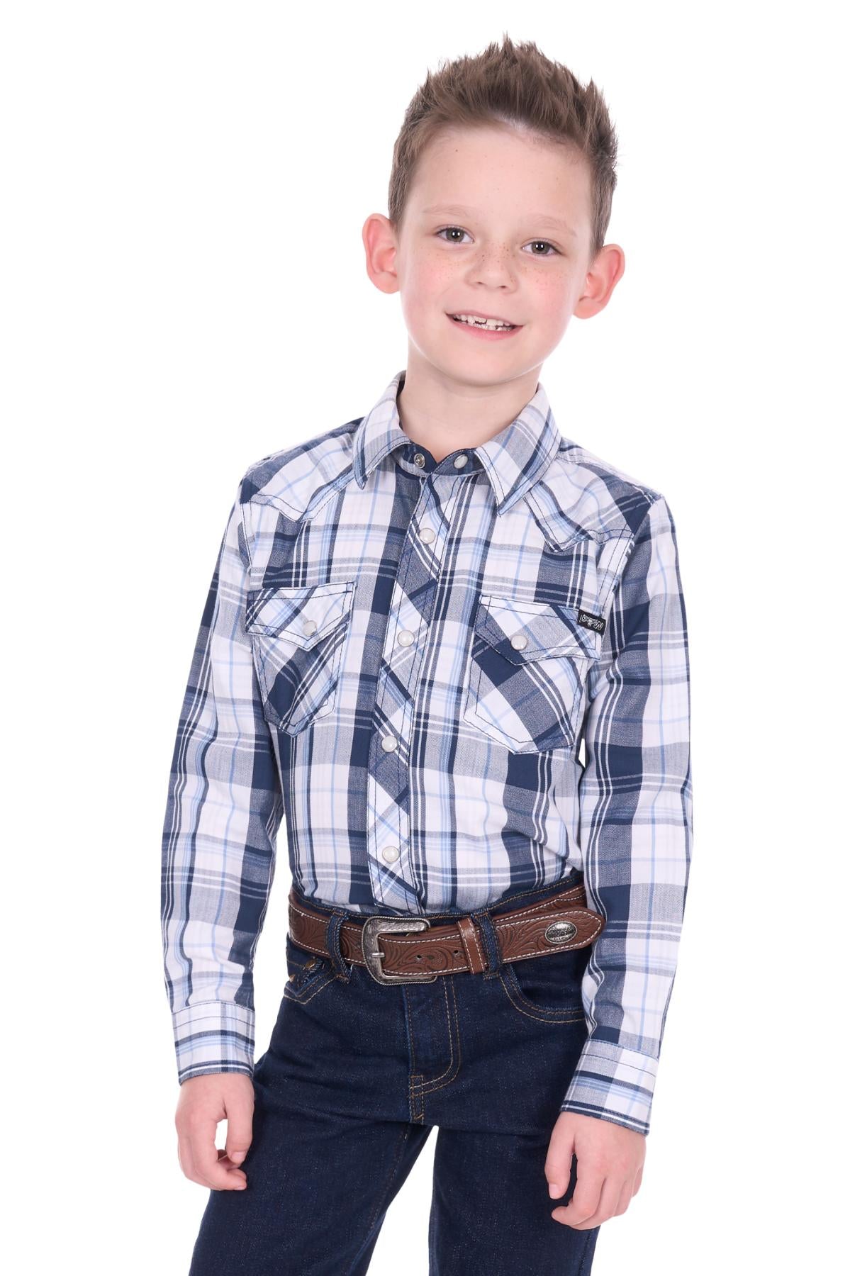 Pure Western Boys Billy L/S Shirt