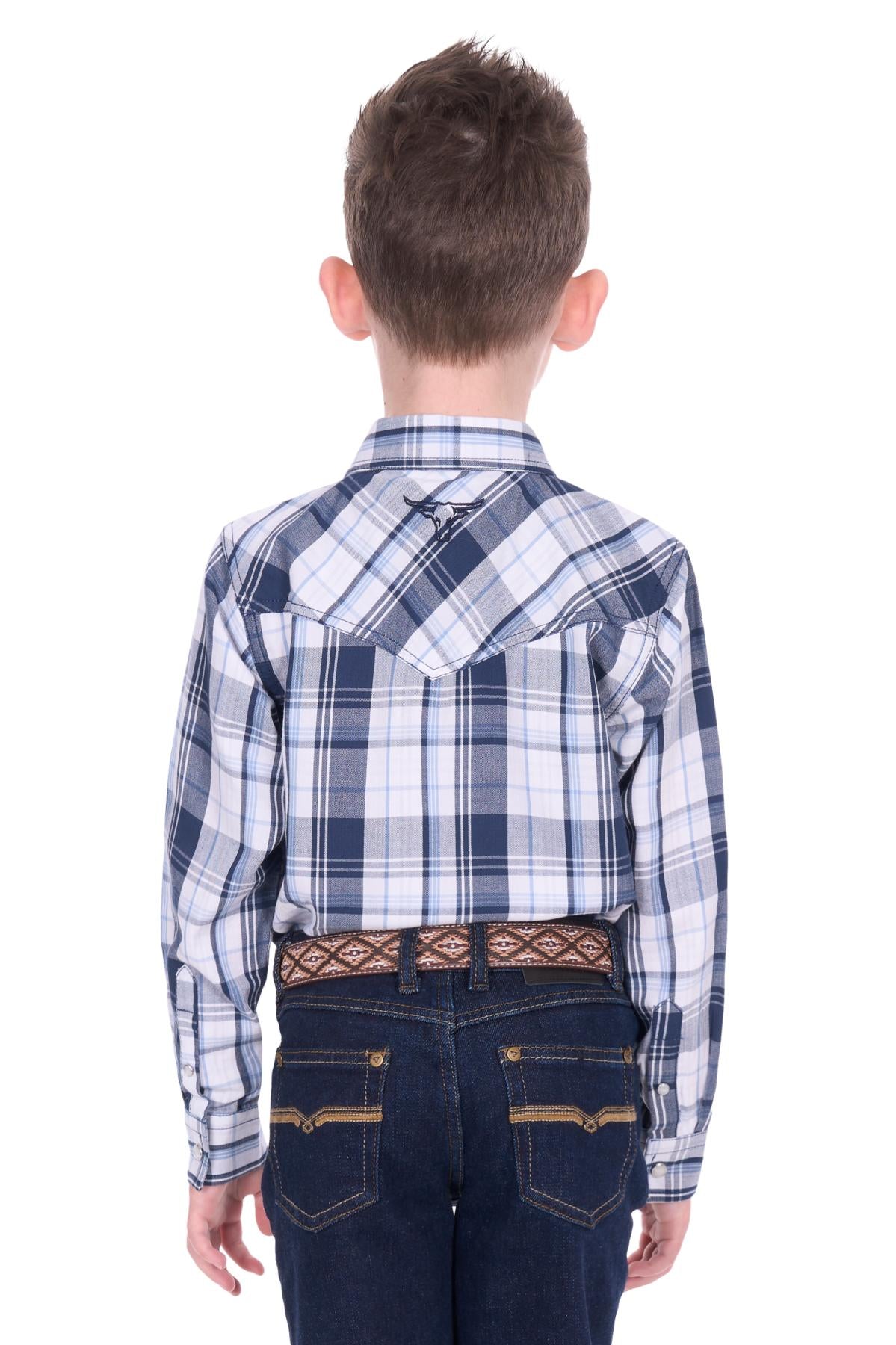 Pure Western Boys Billy L/S Shirt