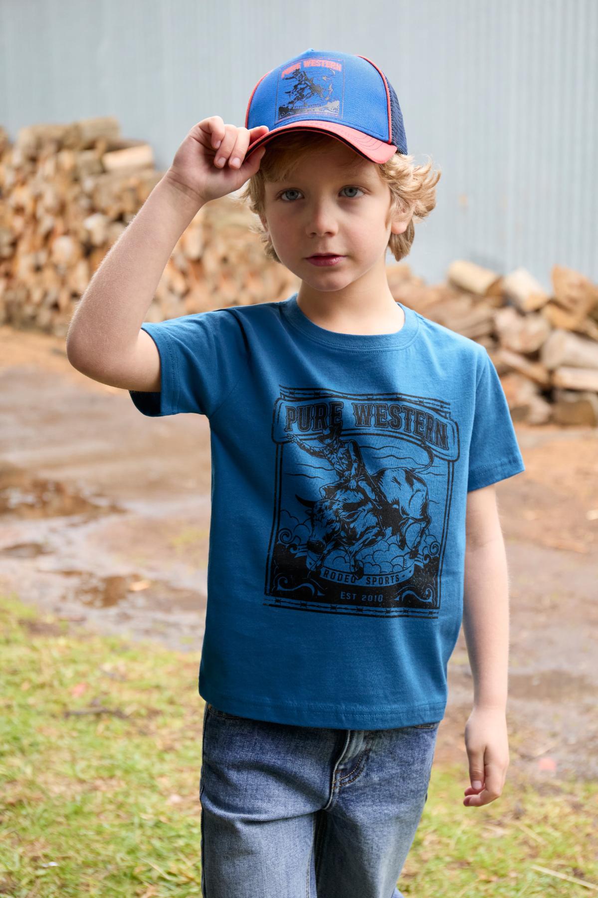 Pure Western Boys Rodeo S/S Tee