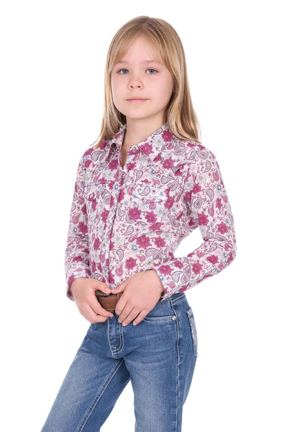 Pure Western Girls Marsha L/S Shirt