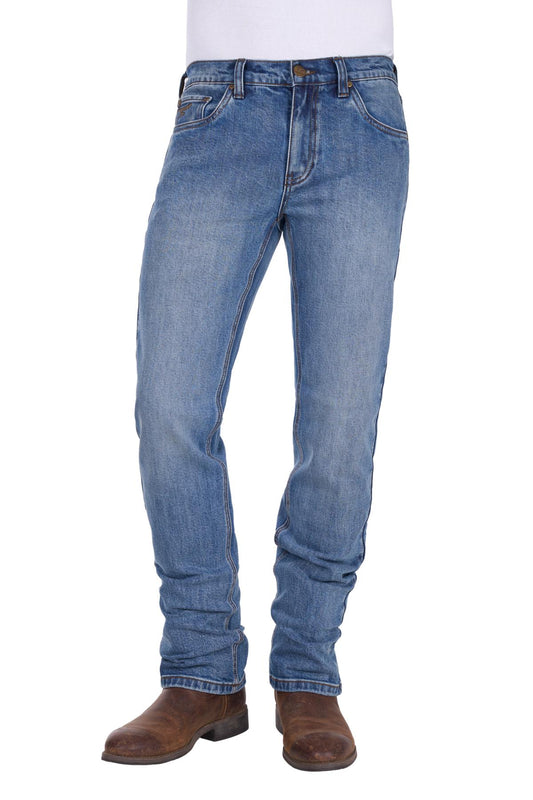 Pure Western Mens Hawkins Straight Leg Jeans 34L