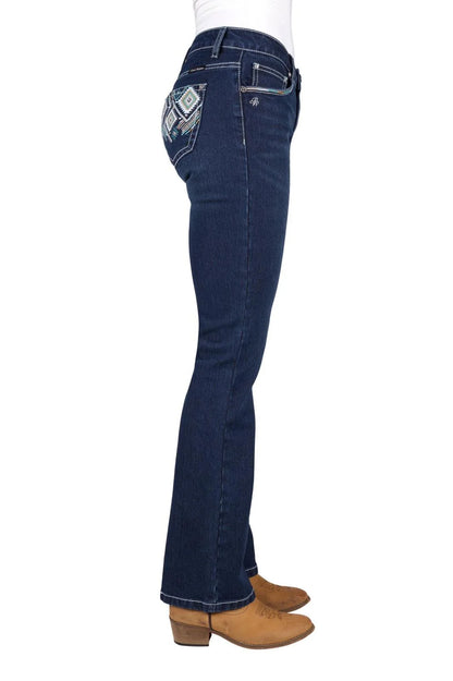 Pure Western Womens Meg Boot Cut 32L Jeans