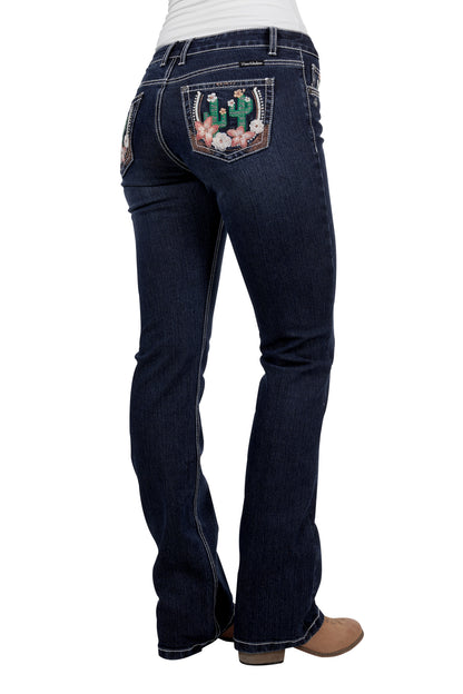 Pure Western Womens Zoe Boot Cut 34L Jeans