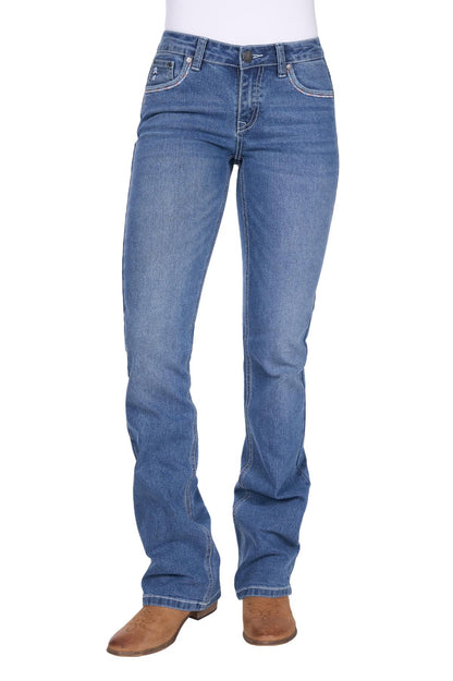 Pure Western Womens Pat R Rider Jeans 36 Leg