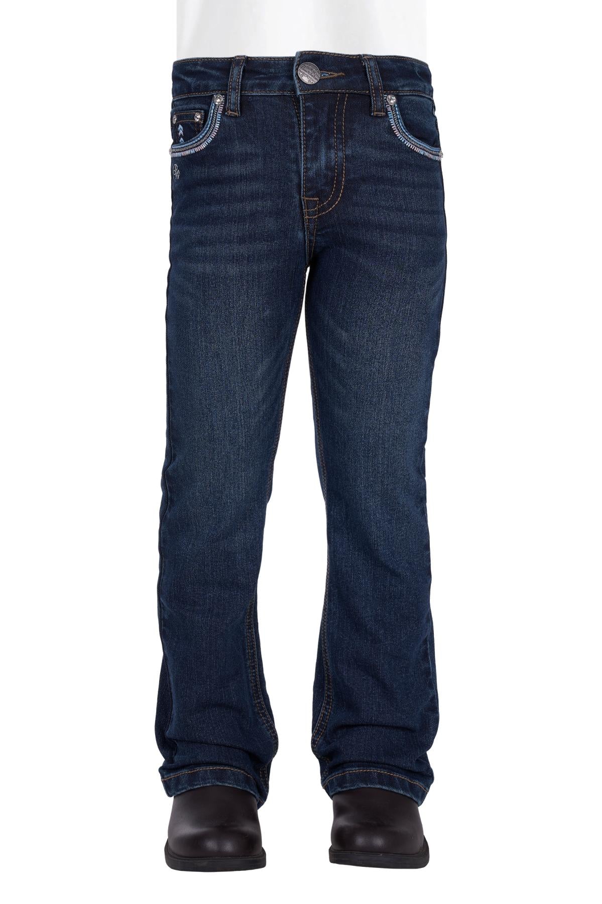 Pure Western Girls Pat Boot Cut Jeans