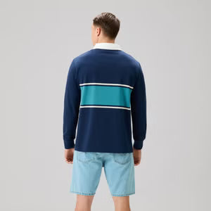 Canterbury Mens Stripe Rugby L/S Jersey
