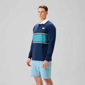 Canterbury Mens Stripe Rugby L/S Jersey