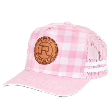Roper Trucker Cap Mini Plaid