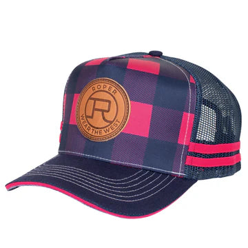 Roper Trucker Cap Plaid