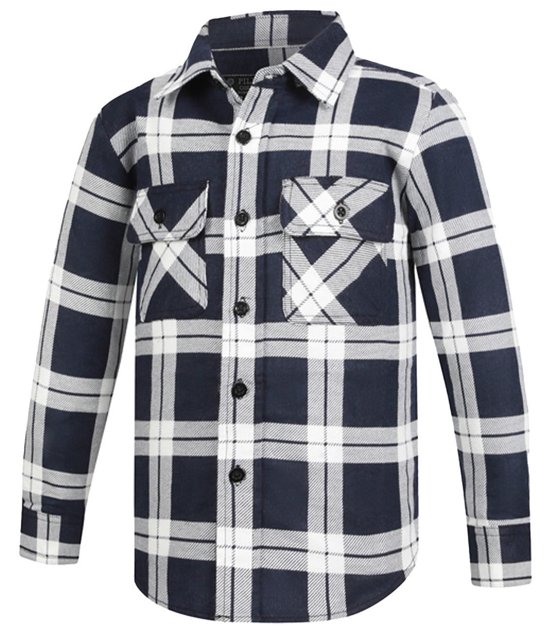 Pilbara Kids Flannelette Open Front L/S Shirt