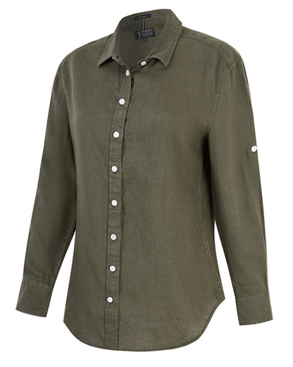 Pilbara Womens L/S Linen Shirt