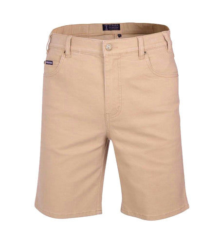 Pilbara Mens Cotton Stretch Jean Shorts