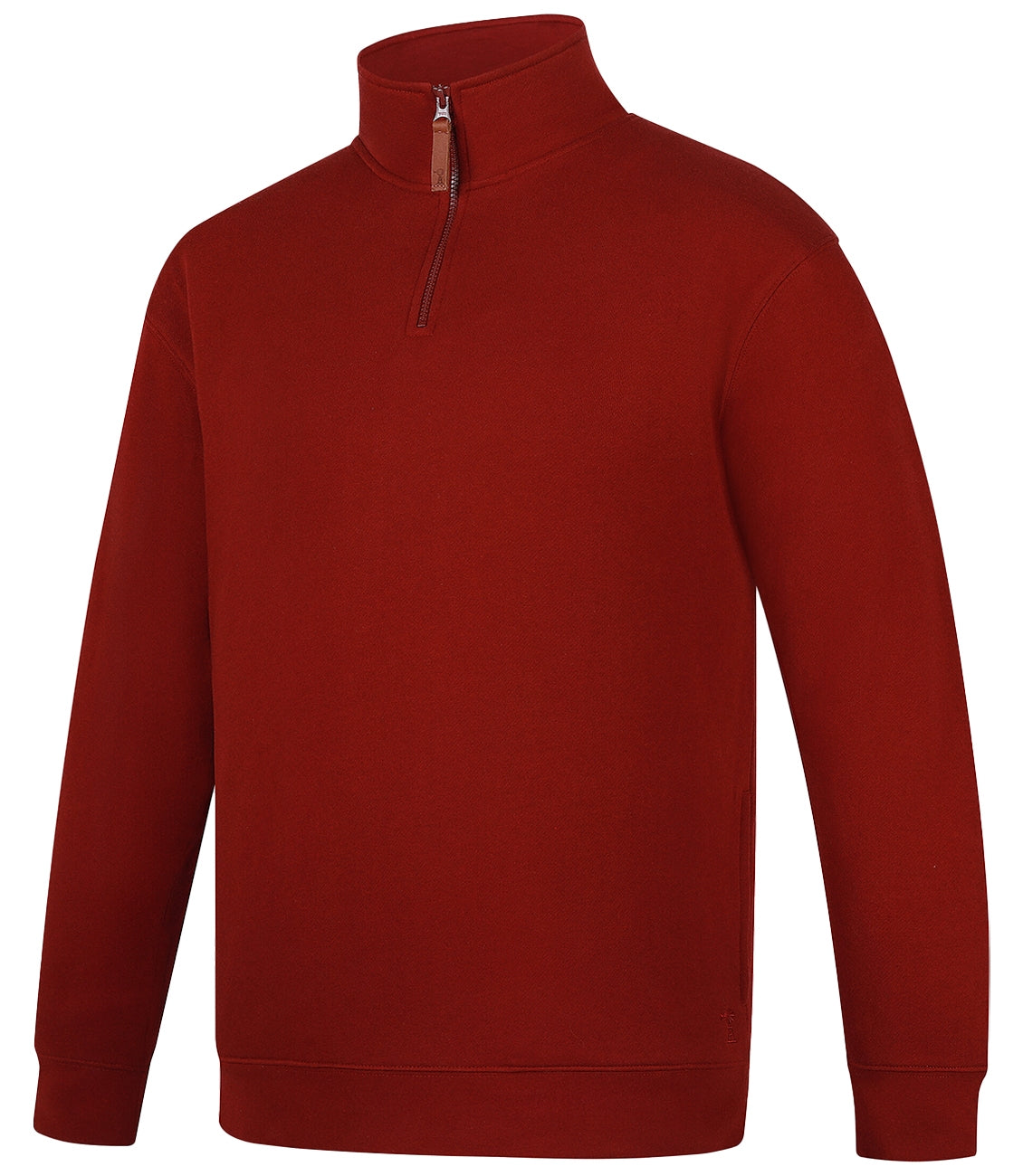Pilbara Mens Classic Zipper C/F Fleece Pullover