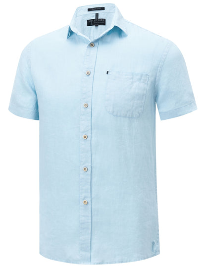 Pilbara Mens Linen S/S Shirt