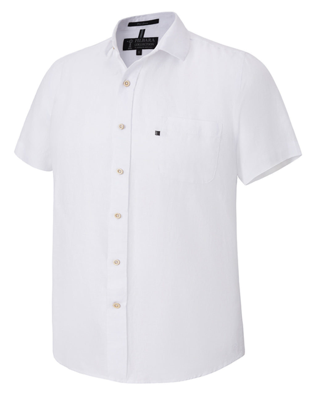 Pilbara Mens Linen S/S Shirt