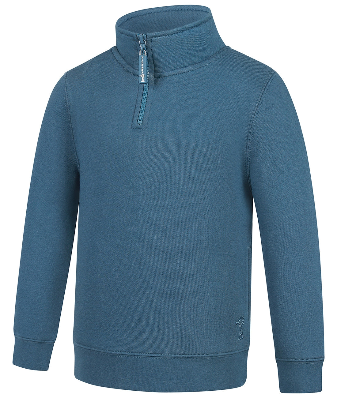 Pilbara Kids Zipper C/F Fleece Pullover Jumper