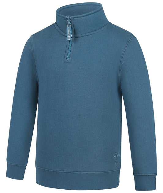 Pilbara Kids Zipper C/F Fleece Pullover Jumper