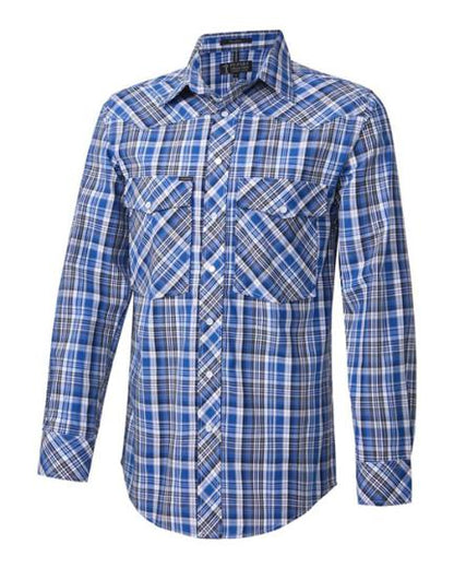 Pilbara Mens Western Snap Button L/S Shirt
