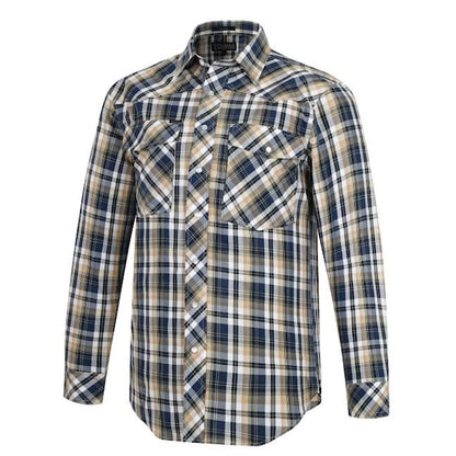 Pilbara Mens Western Snap Button L/S Shirt