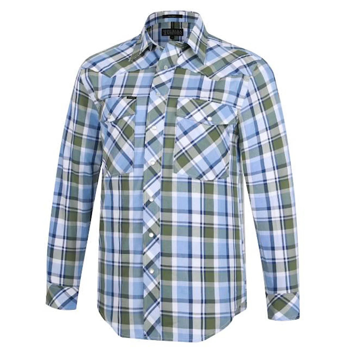Pilbara Mens Western Snap Button L/S Shirt