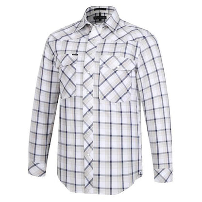 Pilbara Mens Western Snap Button L/S Shirt