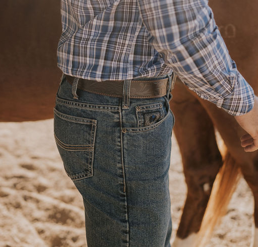 Pilbara Western Mens Brahman Slim Straight Leg Jeans