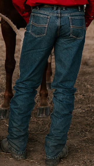 Pilbara Western Mens Brahman Slim Straight Leg Jeans