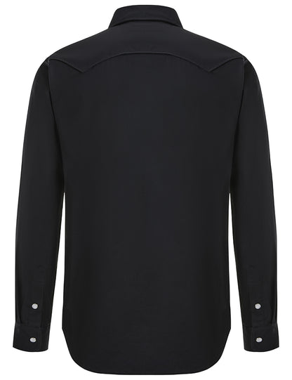 Pilbara Mens Western Snap Button L/S Shirt