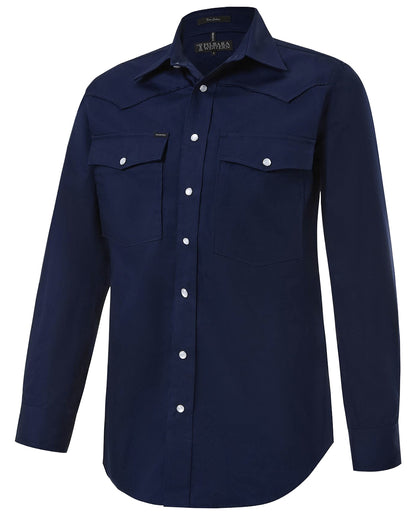 Pilbara Mens Western Snap Button L/S Shirt