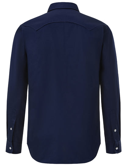 Pilbara Mens Western Snap Button L/S Shirt