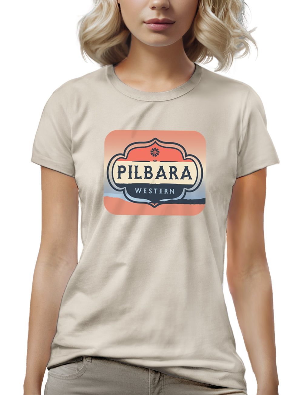 Pilbara Womens Peaches + Cream S/S Tee