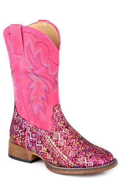 Roper Little Kids Glitter Aztec II Boot