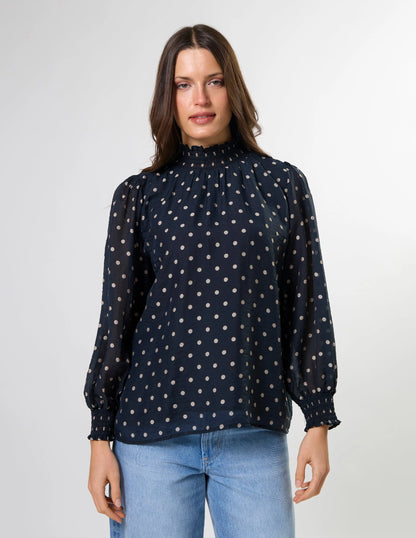 Stella + Gemma Womens Sylvie Blouse