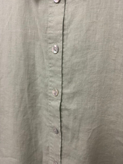 See Saw Womens 100% Linen 3/4 Sleeve Shirt