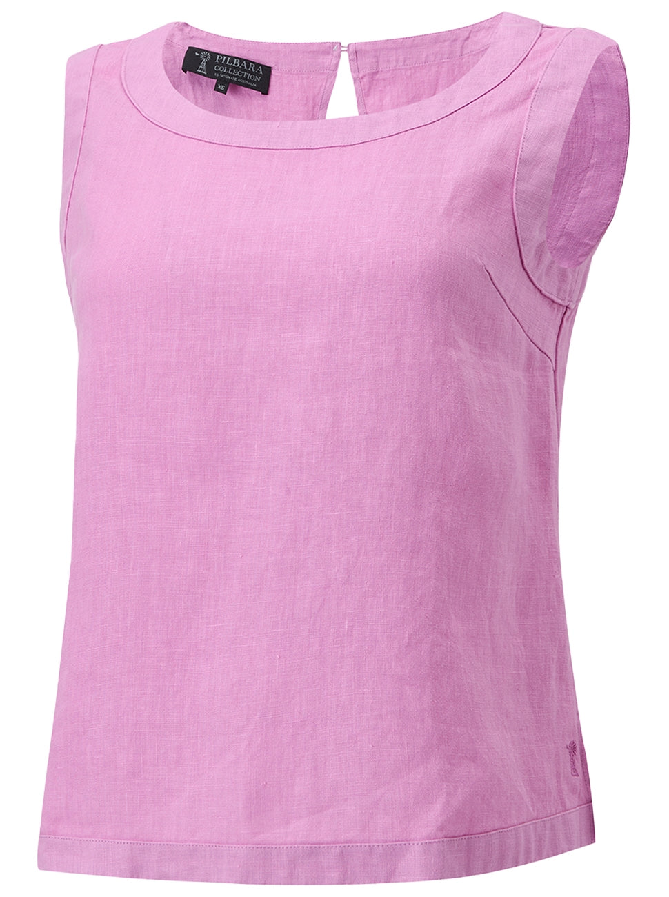 Pilbara Womens Gabriella Linen Singlet