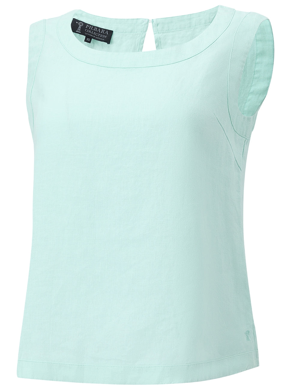 Pilbara Womens Gabriella Linen Singlet