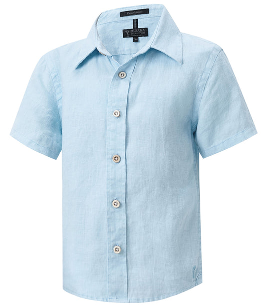 Pilbara Kids Linen S/S Shirt