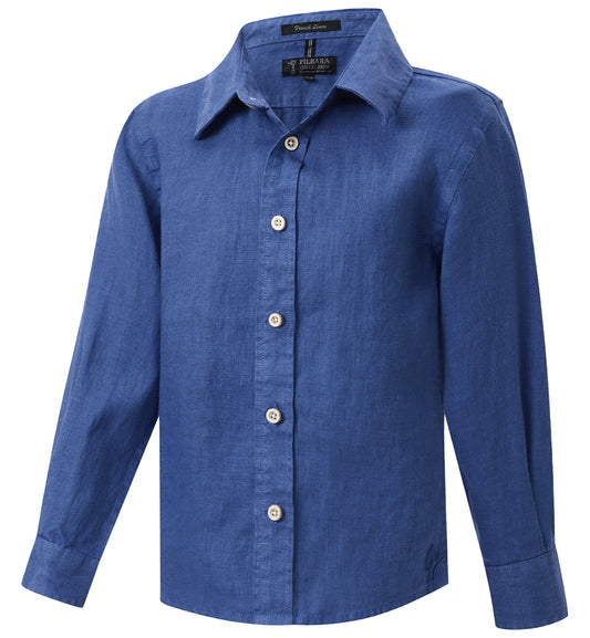 Pilbara Kids Linen L/S Shirt