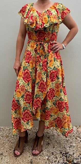 Talisman Womens Rosa Frill Dress