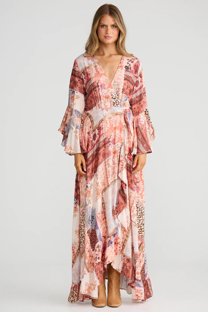 Talisman Womens Carly Wrap Dress