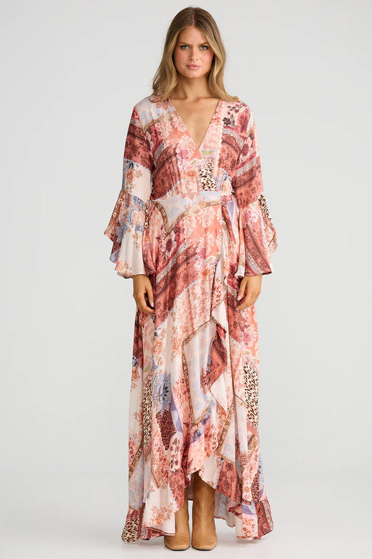 Talisman Womens Carly Wrap Dress
