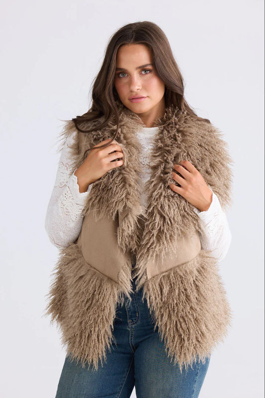 Talisman Womens Luna Fur Vest