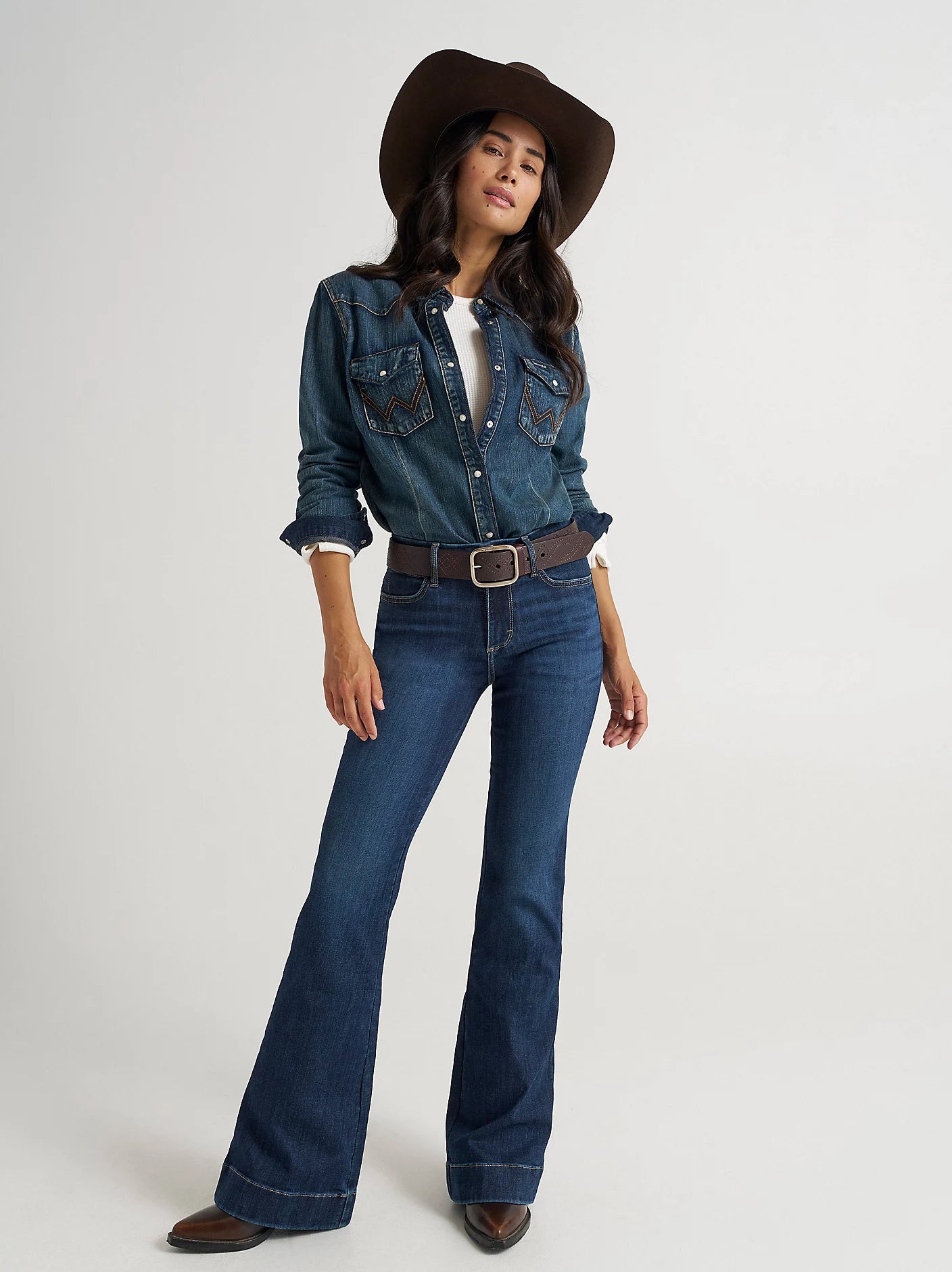 Wrangler Womens Bespoke High Rise Trouser Jeans
