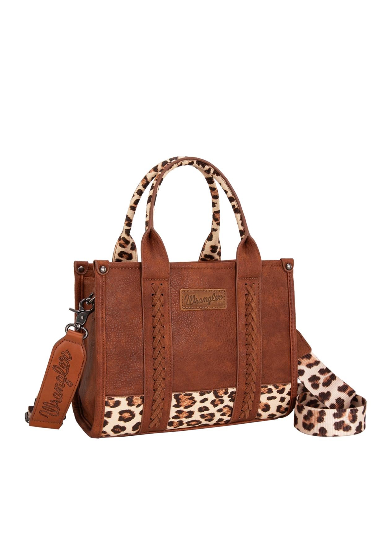 Wrangler Leopard Print Crossbody Bag