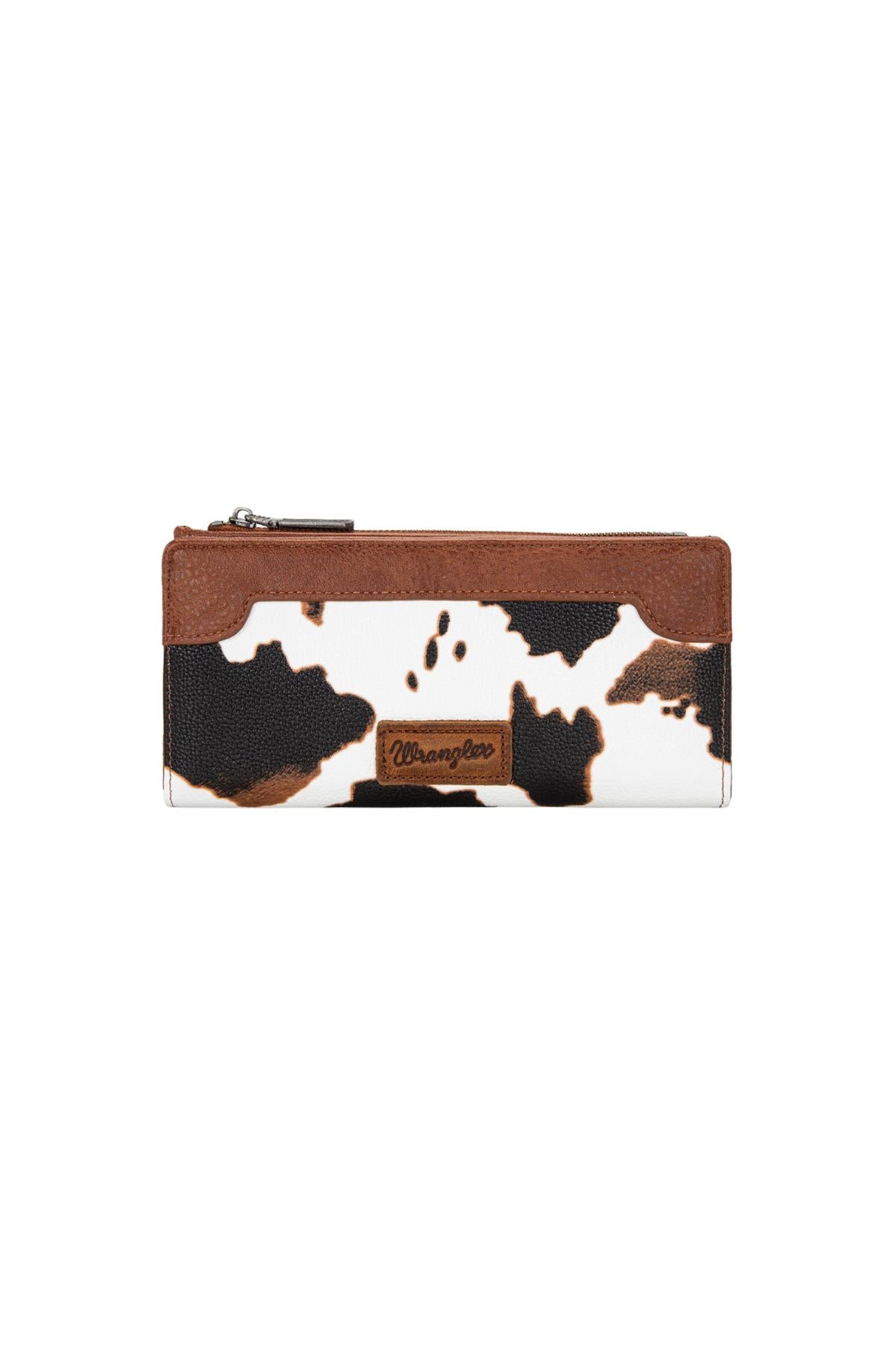 Wrangler Cow Print Slim Wallet