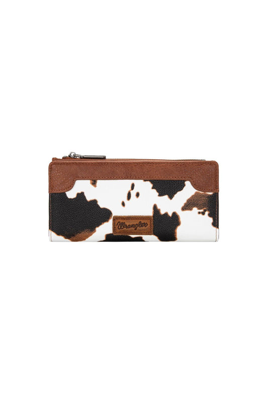 Wrangler Cow Print Slim Wallet