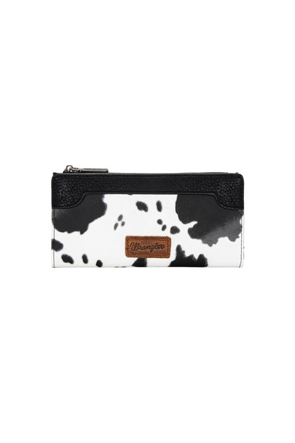 Wrangler Cow Print Slim Wallet
