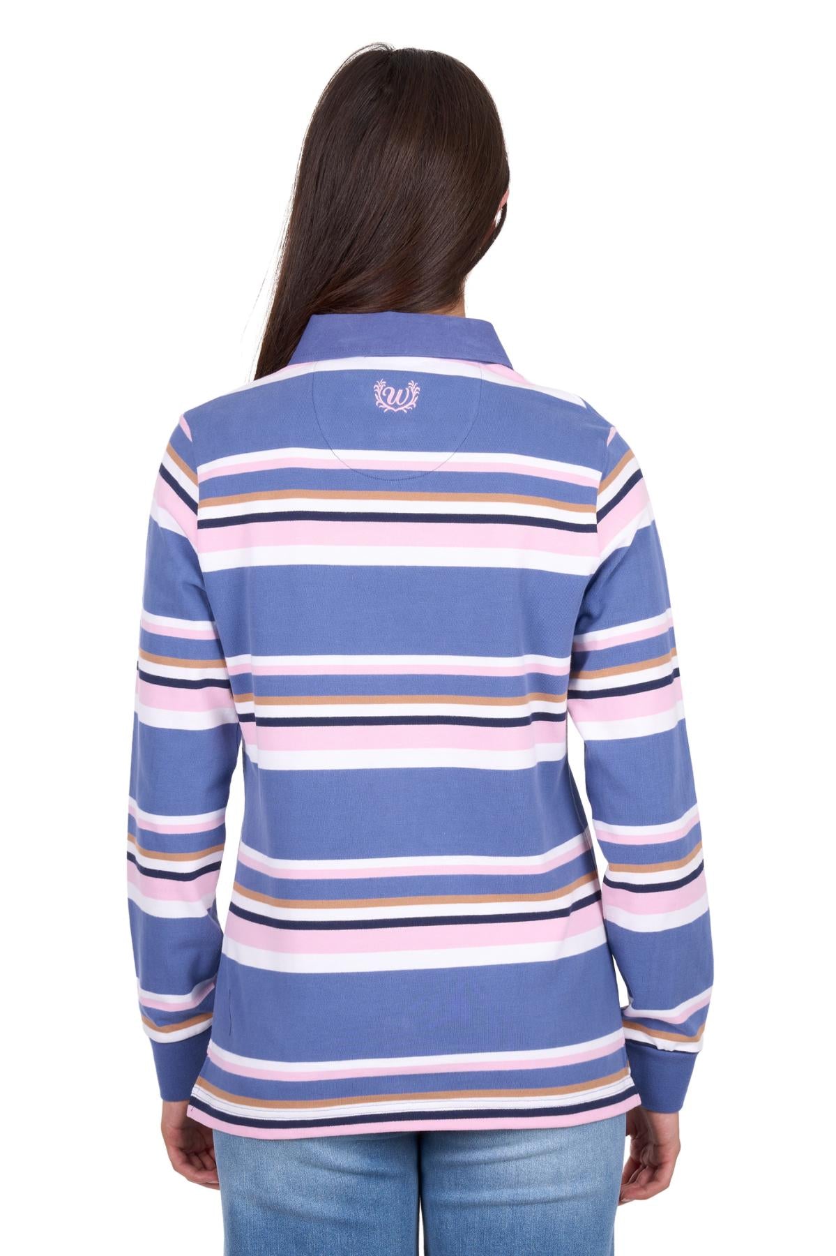 Wrangler Womens Easton Rugby Top